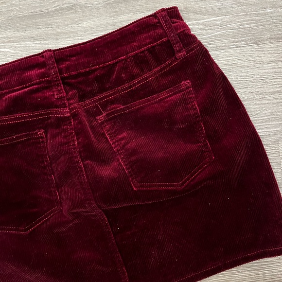 dark red corduroy skirt ♥️ - Picture 2 of 4